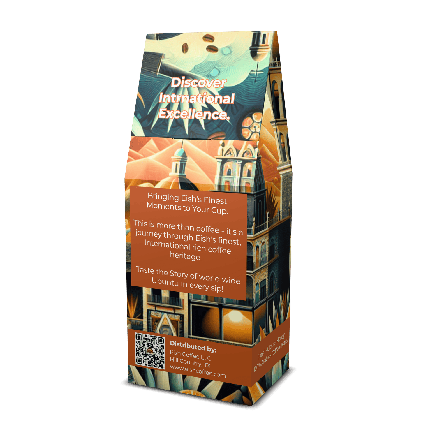 Mexico single origin coffee packaging showcasing international coffee excellence.