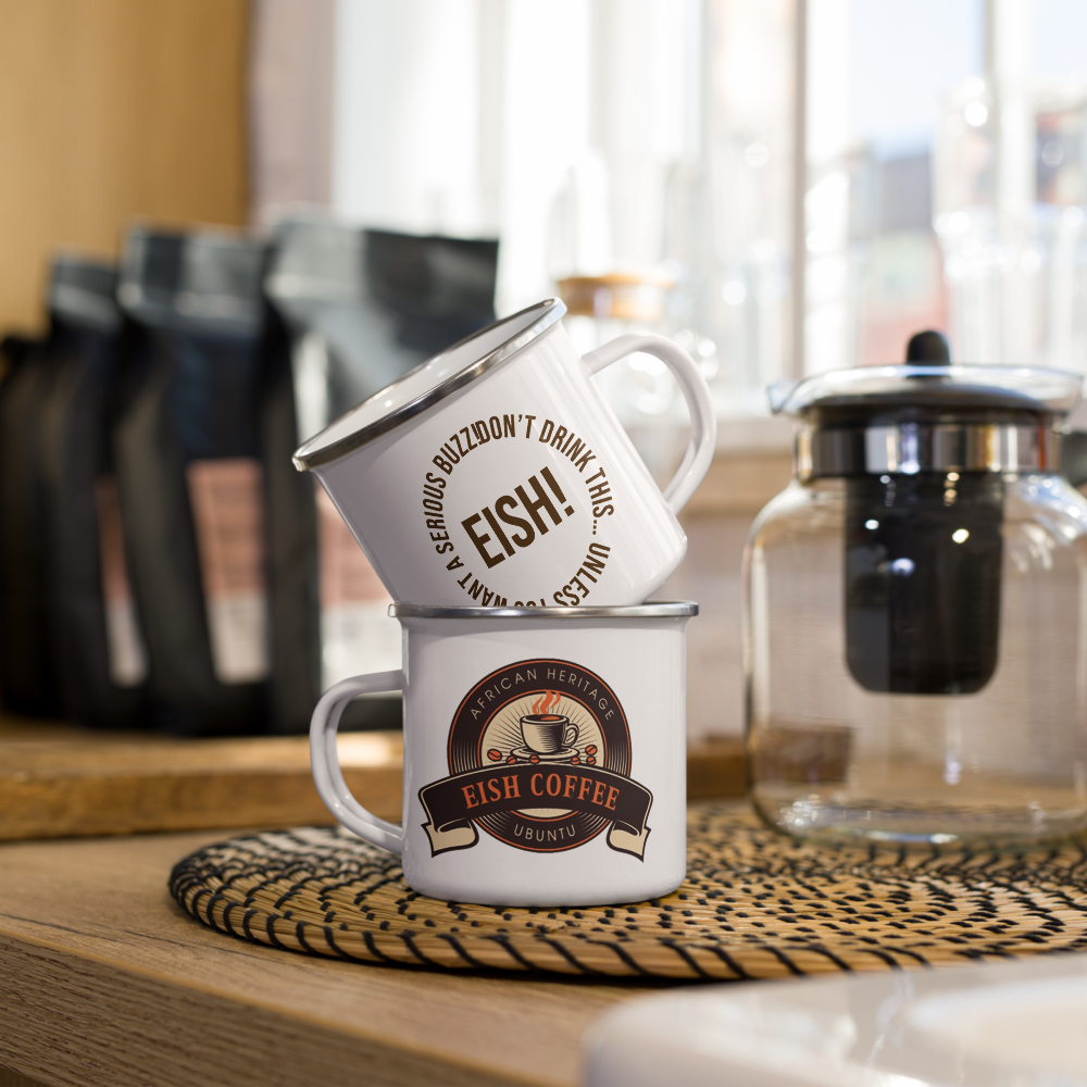 EISH COFFEE Enamel Mug - Lightweight & Durable
