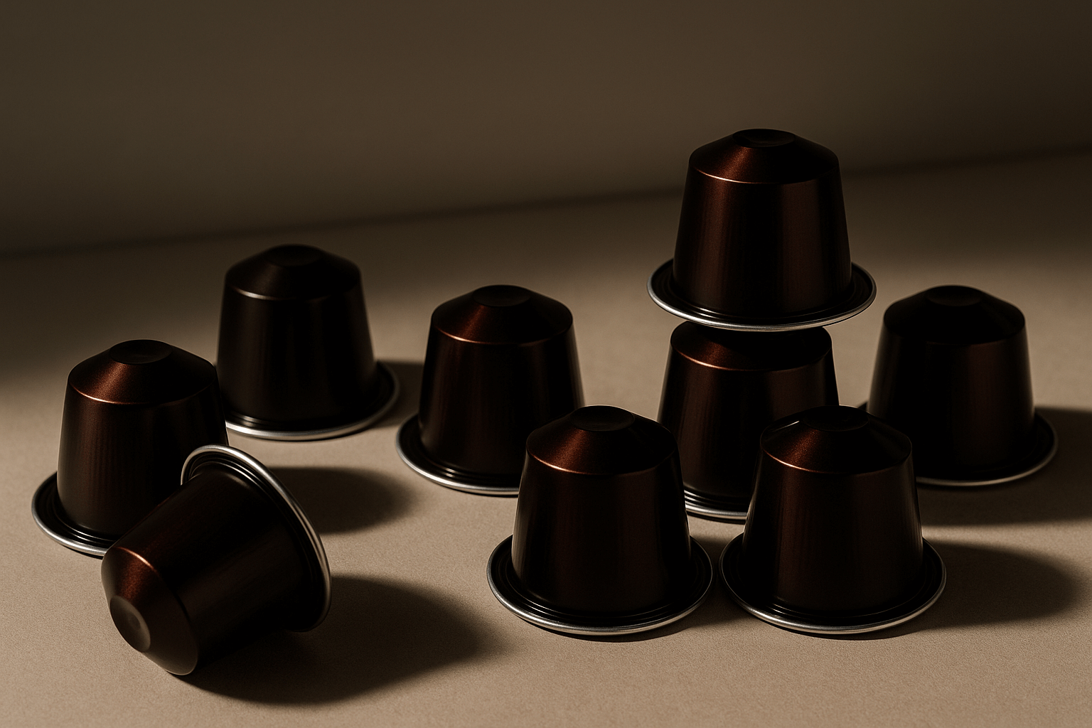 EISH dark roast coffee pods