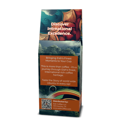 Brazil single origin coffee packaging showcasing rich coffee heritage and smooth flavors.